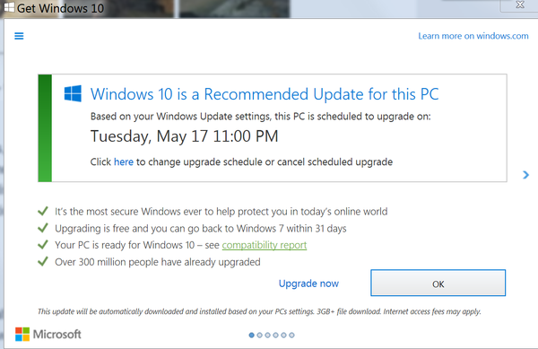 Microsoft по-партизански настраивает ПК пользователей на автоматическое обновление до Windows 10 - 2