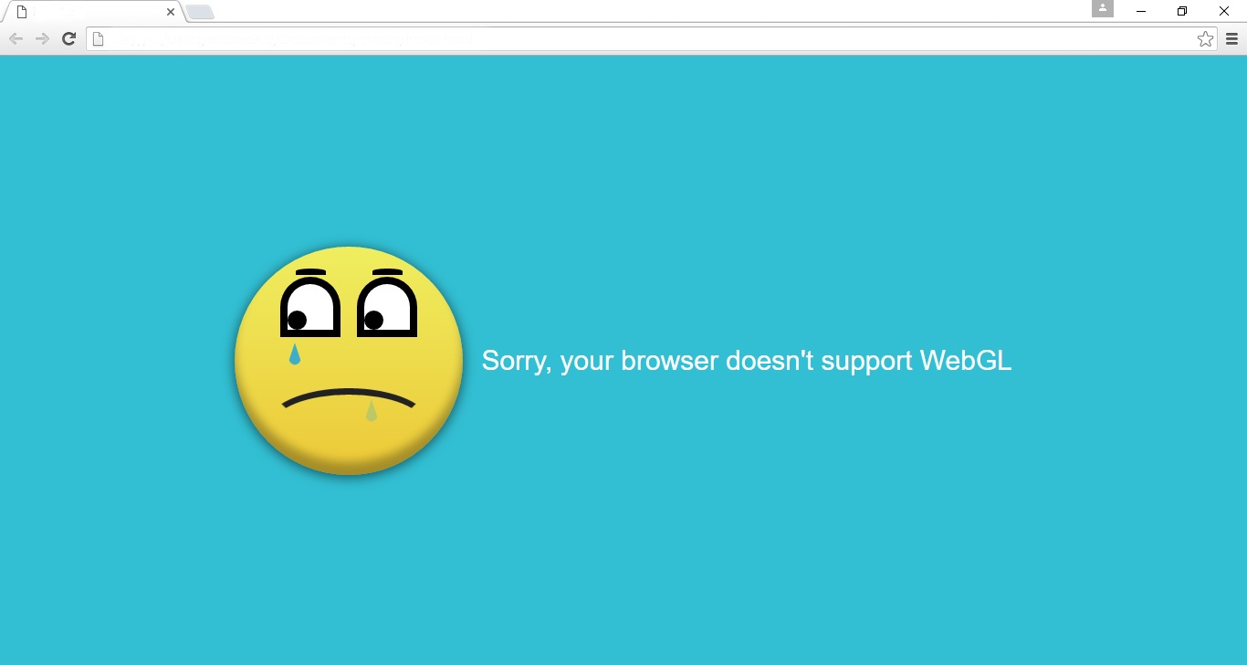 Анимированная заглушка «Sorry, your browser doesn't support WebGL» - 14