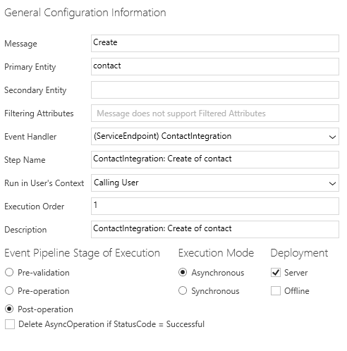 Интеграция двух тенантов Dynamics CRM Online при помощи Azure Service Bus и Azure Cloud Service - 11