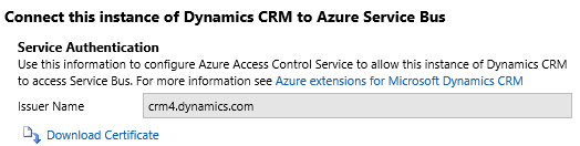 Интеграция двух тенантов Dynamics CRM Online при помощи Azure Service Bus и Azure Cloud Service - 9