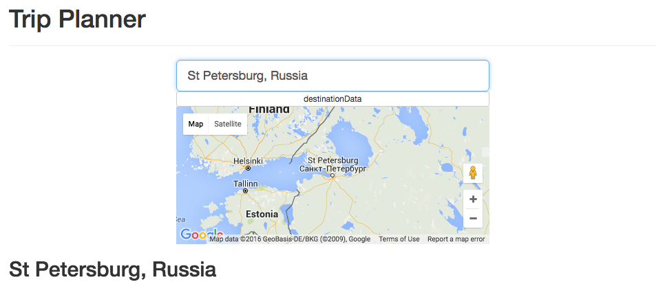 Планировщик путешествий своими руками за пару часов - 3 Планировщик путешествий своими руками за пару часов - 3