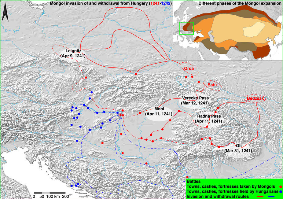 Вторжение Монгольской империи в Венгрию сопровождалось резким изменением климата - 1