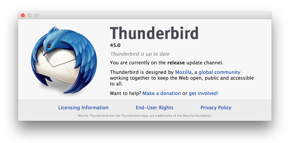 OAuth-авторизация в Mozilla Thunderbird: от зарождения до релиза - 2 OAuth-авторизация в Mozilla Thunderbird: от зарождения до релиза - 2