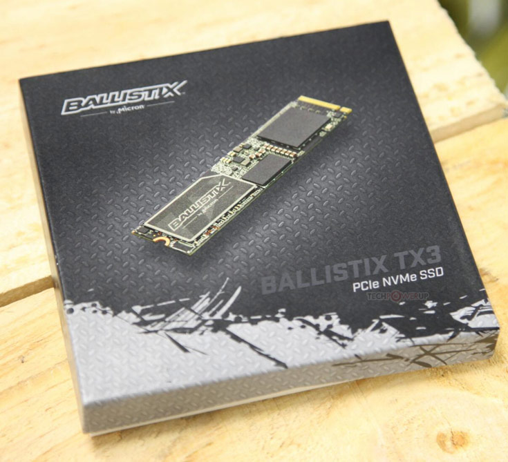 Данных о цене Crucial Ballistix TX3 PCIe NVMe пока нет