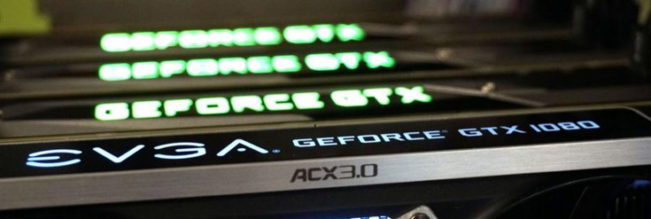 В режиме SLI по умолчанию поддерживаются всего два GPU GeForce GTX 1080