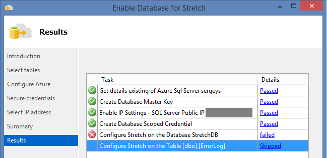 SQL Server 2016 Stretch Database - 12