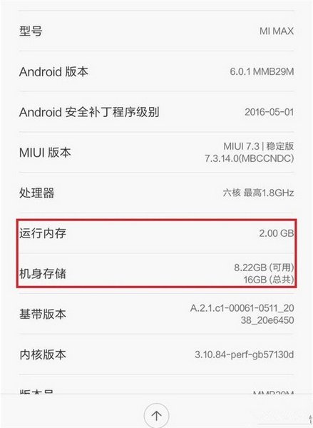 Смартфон Xiaomi Mi Max может появиться в модификации с 2 ГБ ОЗУ