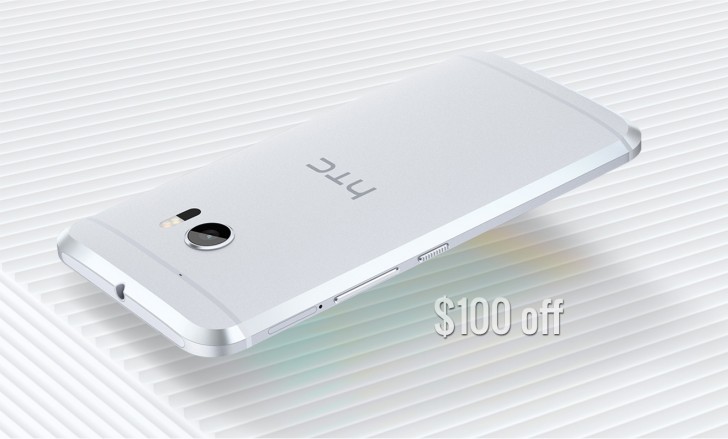 Цена на смартфон HTC 10 вновь снижена на $100
