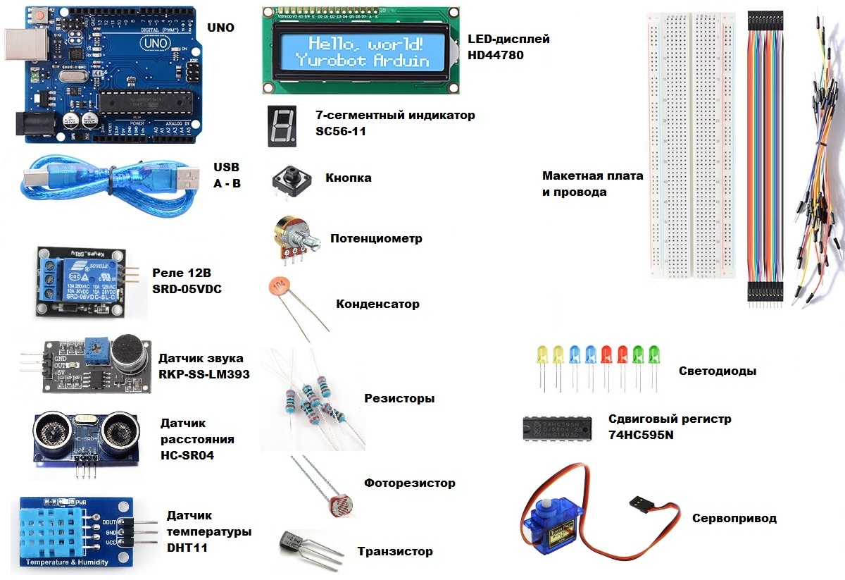 Бюджетный стартовый набор Arduino - 1