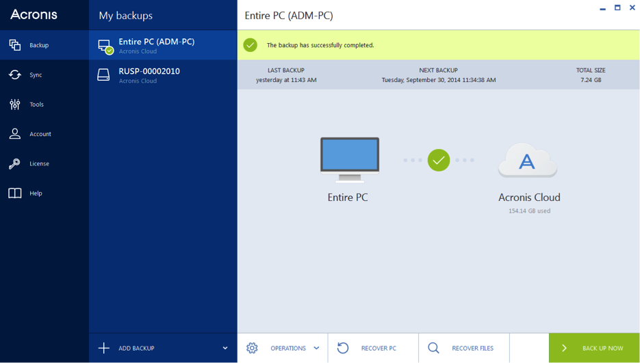  Acronis Backup 12  -  8