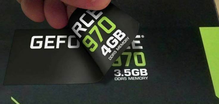 3D-карта GeForce GTX 970 располагает 4 ГБ памяти, но только 3,5 ГБ из них работают быстро