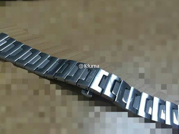 Опубликована фотография металлического браслета умных часов Meizu - 1