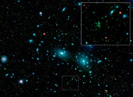 В космосе нашли две галактики карликового размера