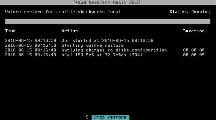 Восстановление из резервной копии с помощью Veeam Agent for Linux - 10