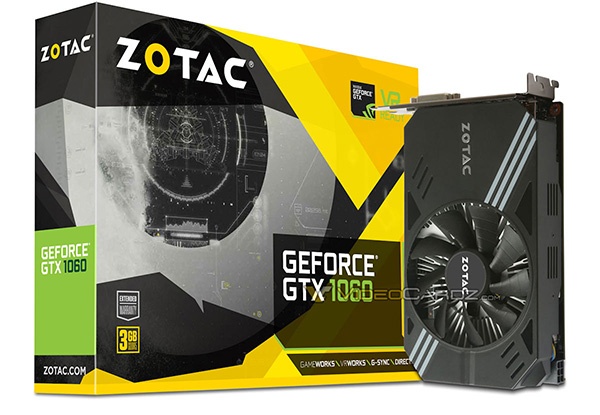 ZOTAC GTX 1060 3GB Mini