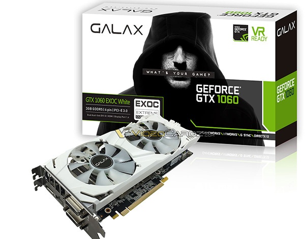 GALAX GTX 1060 EXOC White 3GB