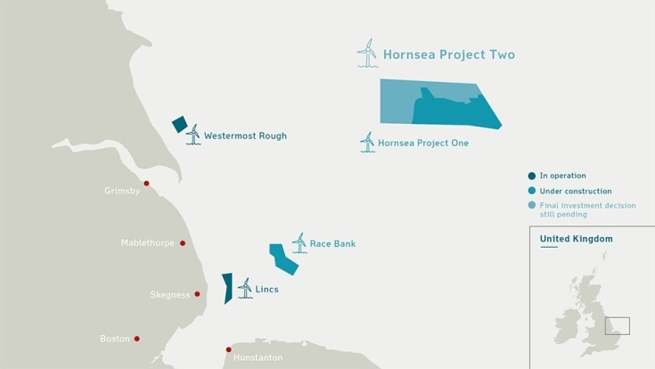 Ветровая ферма Hornsea Project Two обеспечит электричеством почти 2 млн домов 