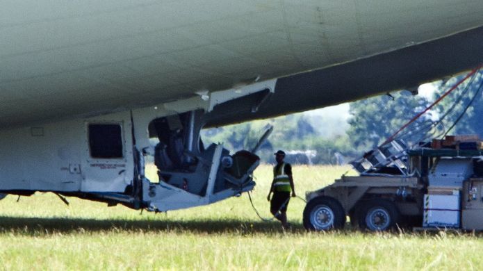 Гигантский самолёт-дирижабль Airlander 10 потерпел аварию - 2