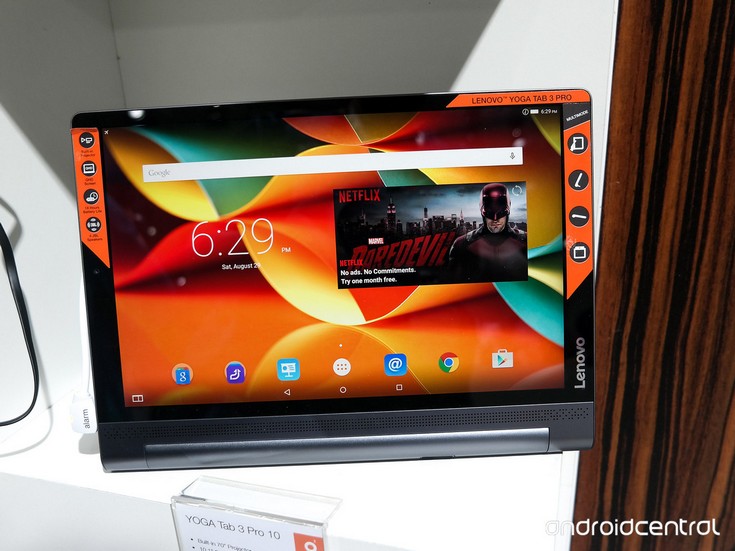 Планшет Lenovo Yoga Tab 3 Plus стоит $300 