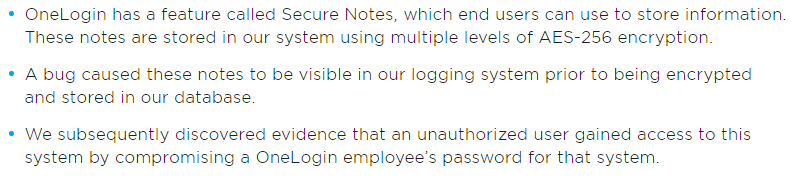 Сервис безопасных заметок OneLogin Secure Notes оказался скомпрометирован - 2
