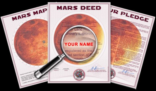Марсианскую землю начали продавать