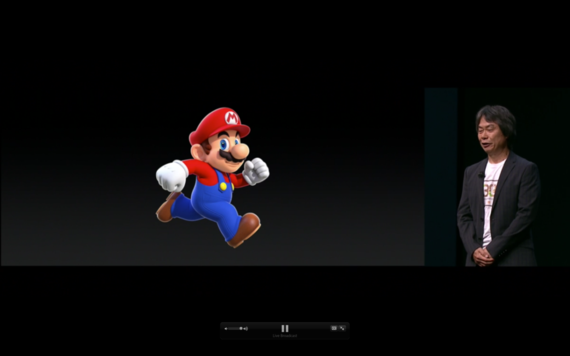 Apple начала презентацию с игры SuperMario Run