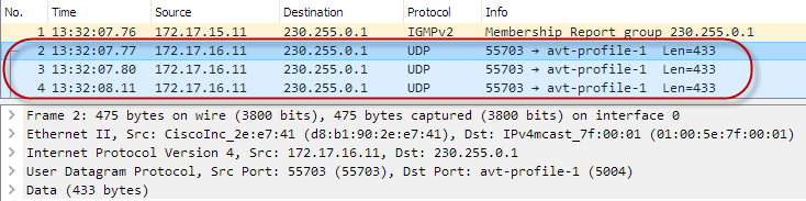 Оптимизация передачи multicast-трафика в локальной сети с помощью IGMP snooping - 15