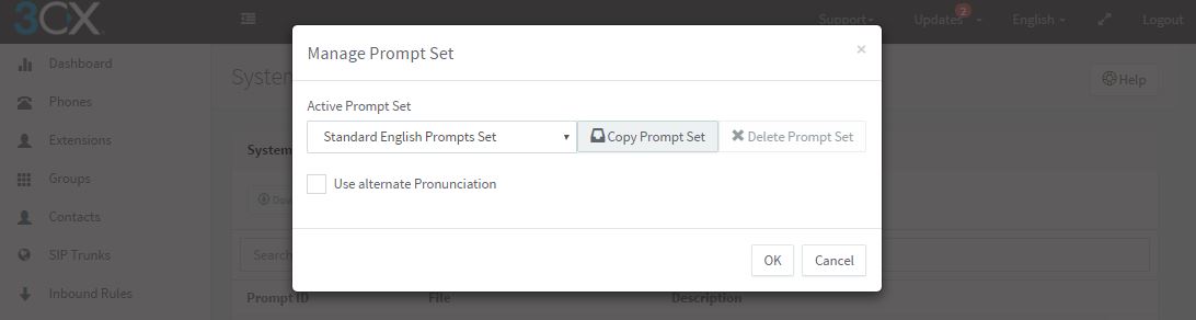 Manage Prompt Sets