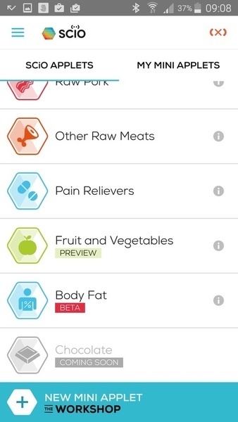 Портативный спектрометр SCiO - 19 Портативный спектрометр SCiO - 19