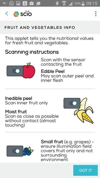 Портативный спектрометр SCiO - 30 Портативный спектрометр SCiO - 30