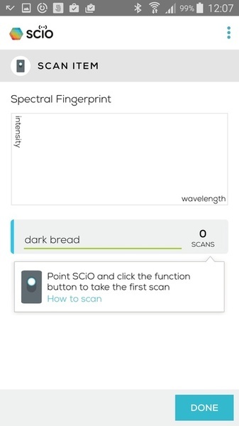 Портативный спектрометр SCiO - 37 Портативный спектрометр SCiO - 37