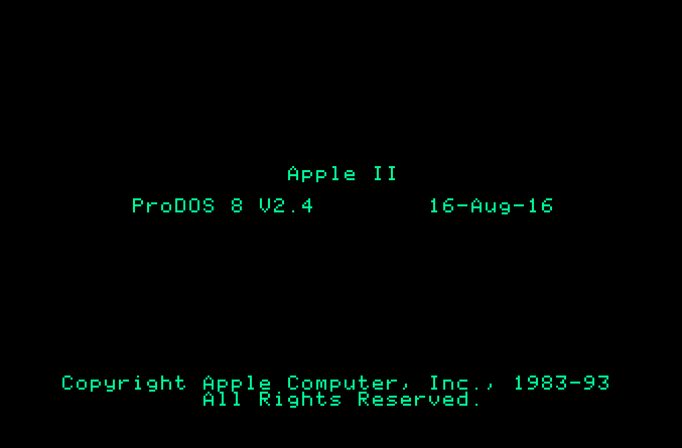 ProDOS 2.4 для Apple II: первое за 23 года обновление ОС для Apple II - 1