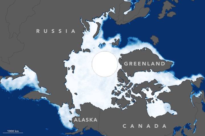 Размеры ледового покрова в Северном Ледовитом океане побили рекордный минимум 2007 года - 2