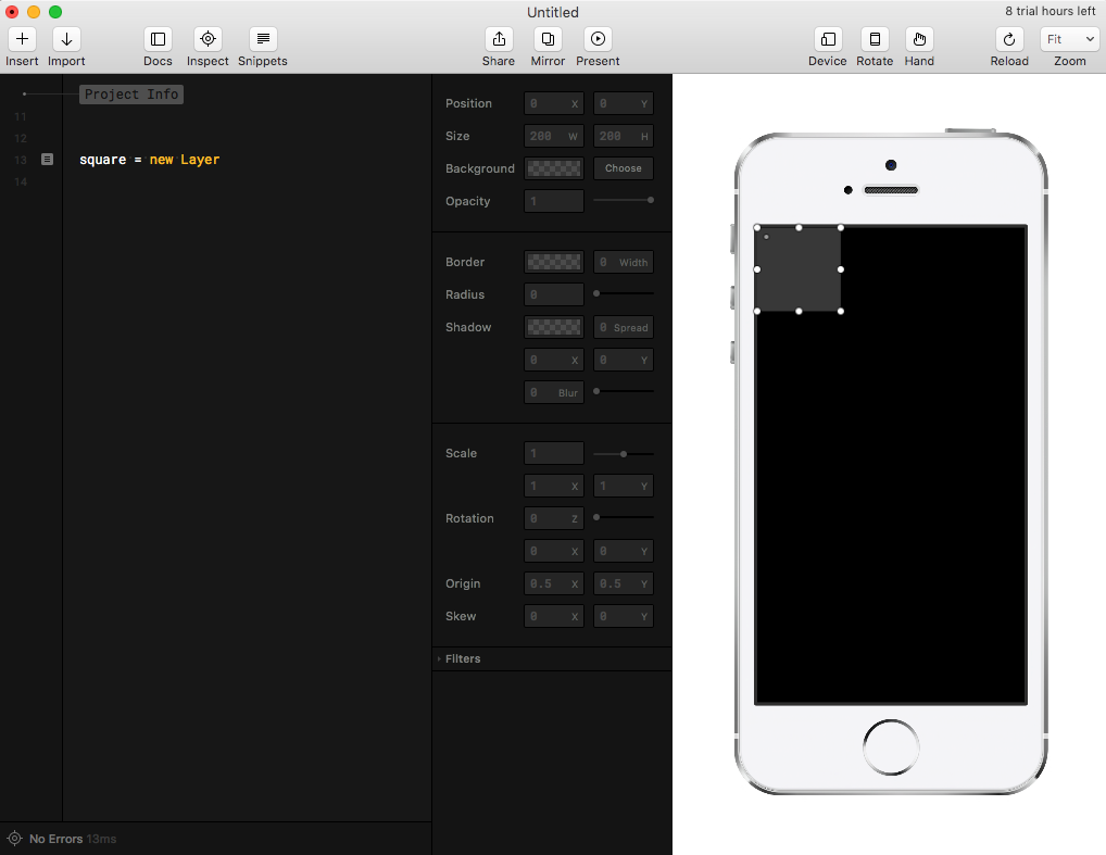 Прототипирование iOS-анимаций с Framer - 8