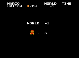 Как работает баг с миром −1 в Super Mario Bros - 2