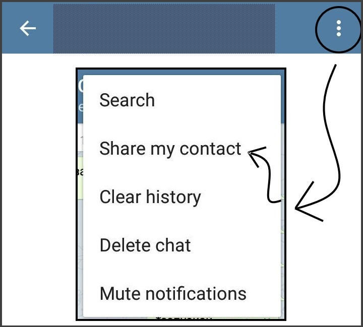 Почему я больше не нажимаю кнопку «Add contact» в Telegram - 2
