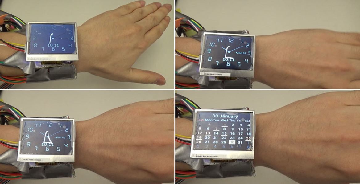 WristWhirl: прототип умных часов, управляемых жестами - 1