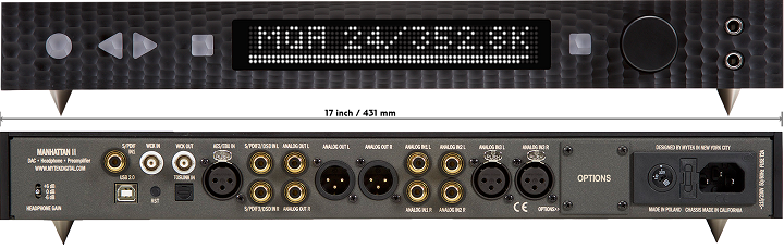 ЦАП Manhattan II поддерживает DSD и MQA