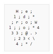 Примеры кода на 39 эзотерических языках программирования - 18