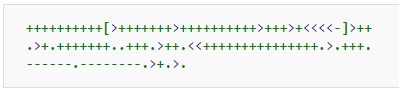 Примеры кода на 39 эзотерических языках программирования - 4