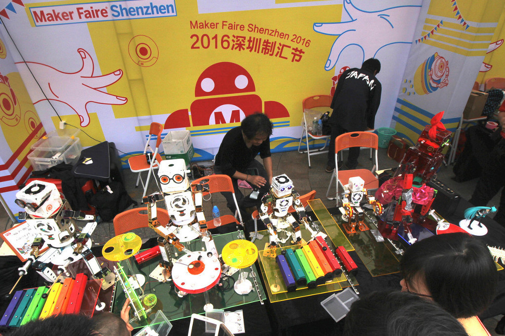 Фотоэкскурсия по выставке MakerFaire 2016 в Шэньчжене, часть 1 - 12