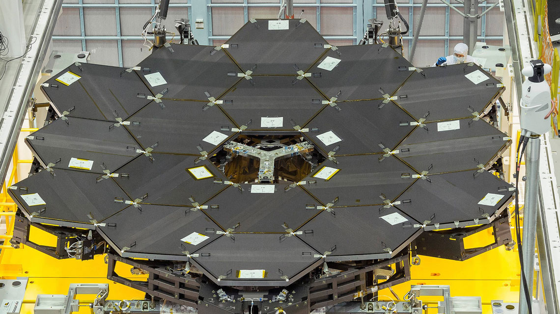 НАСА завершило предварительные тесты зеркала телескопа «Джеймс Уэбб» - 2