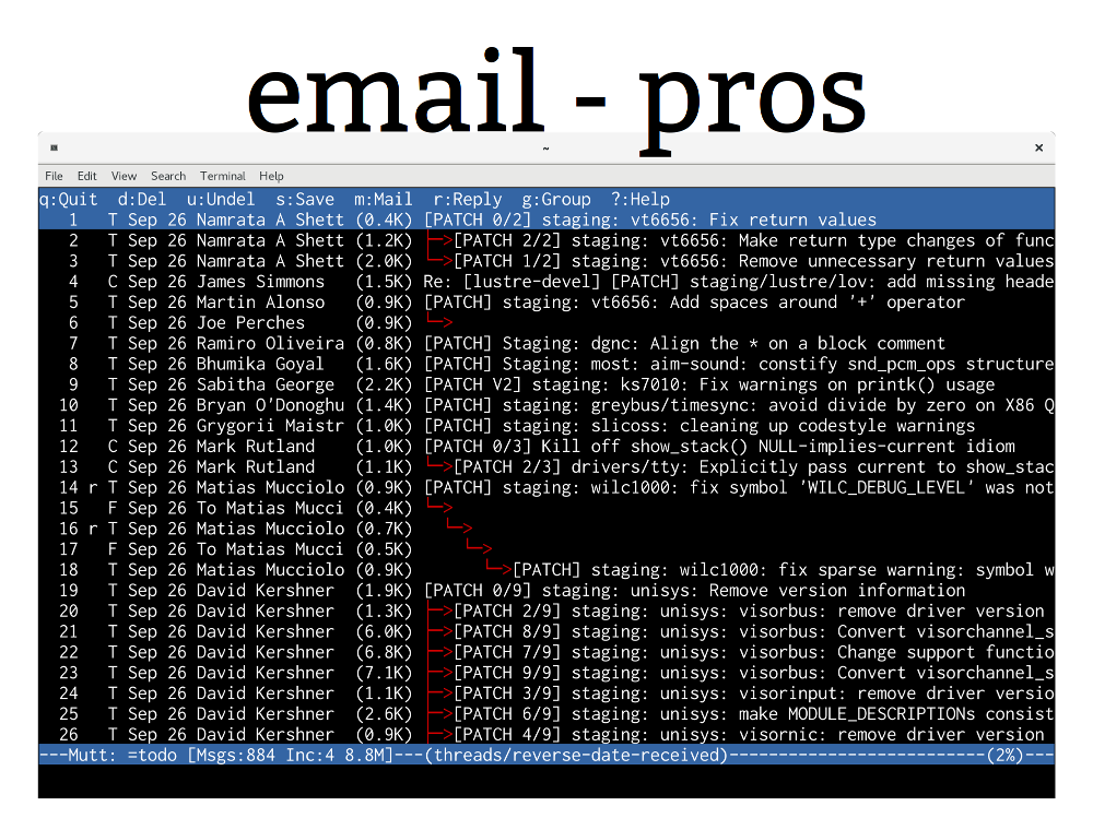 Разработка ядра Linux держится на электронной почте - 2