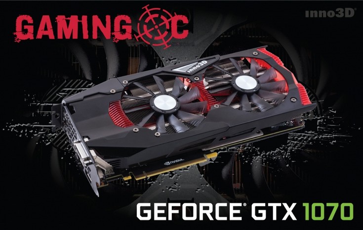Inno3D представила две карты GeForce GTX 1070