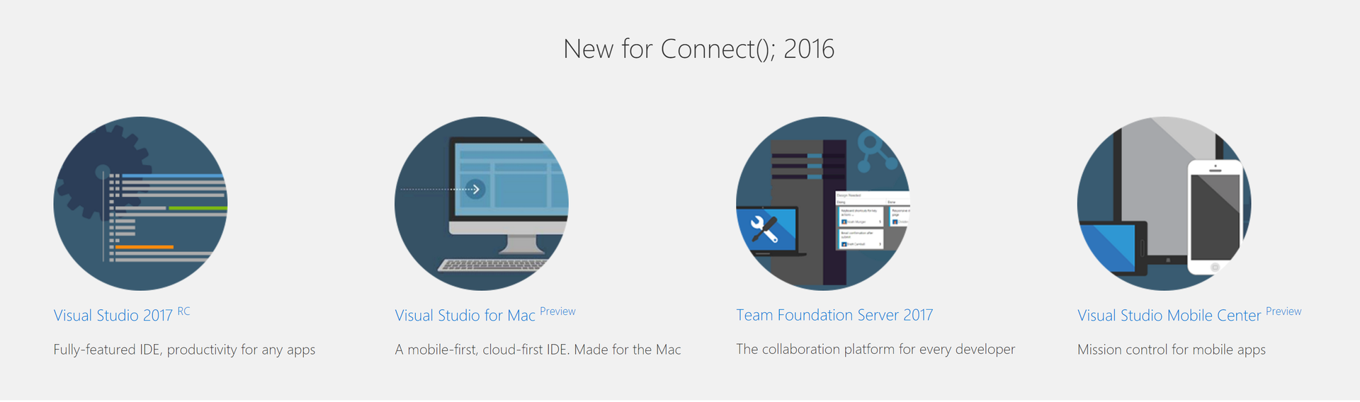 Visual Studio для Mac и другие новости конференции Connect(); --2016 - 1