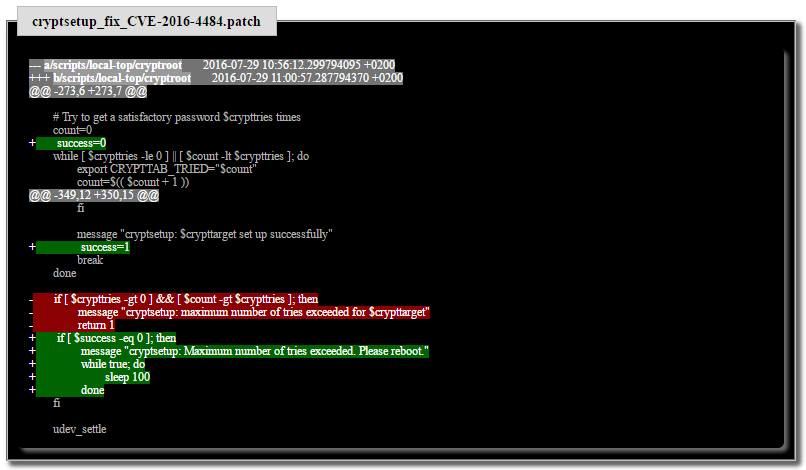 Уязвимость скриптов инициализации Cryptsetup в Debian: достаточно просто зажать Enter - 4