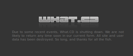 What.cd закрыто - 1