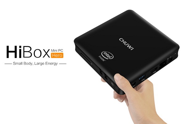 Мини-ПК Chuwi HiBox Hero оснащен SoC Intel Atom x5-Z8350 и 4 ГБ ОЗУ