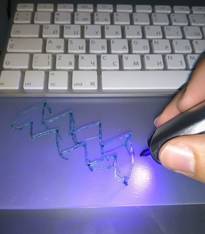 3D-ручка CreoPop, рисующая светоотверждаемыми чернилами - 22