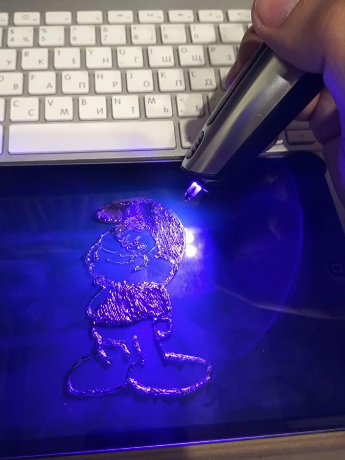 3D-ручка CreoPop, рисующая светоотверждаемыми чернилами - 29
